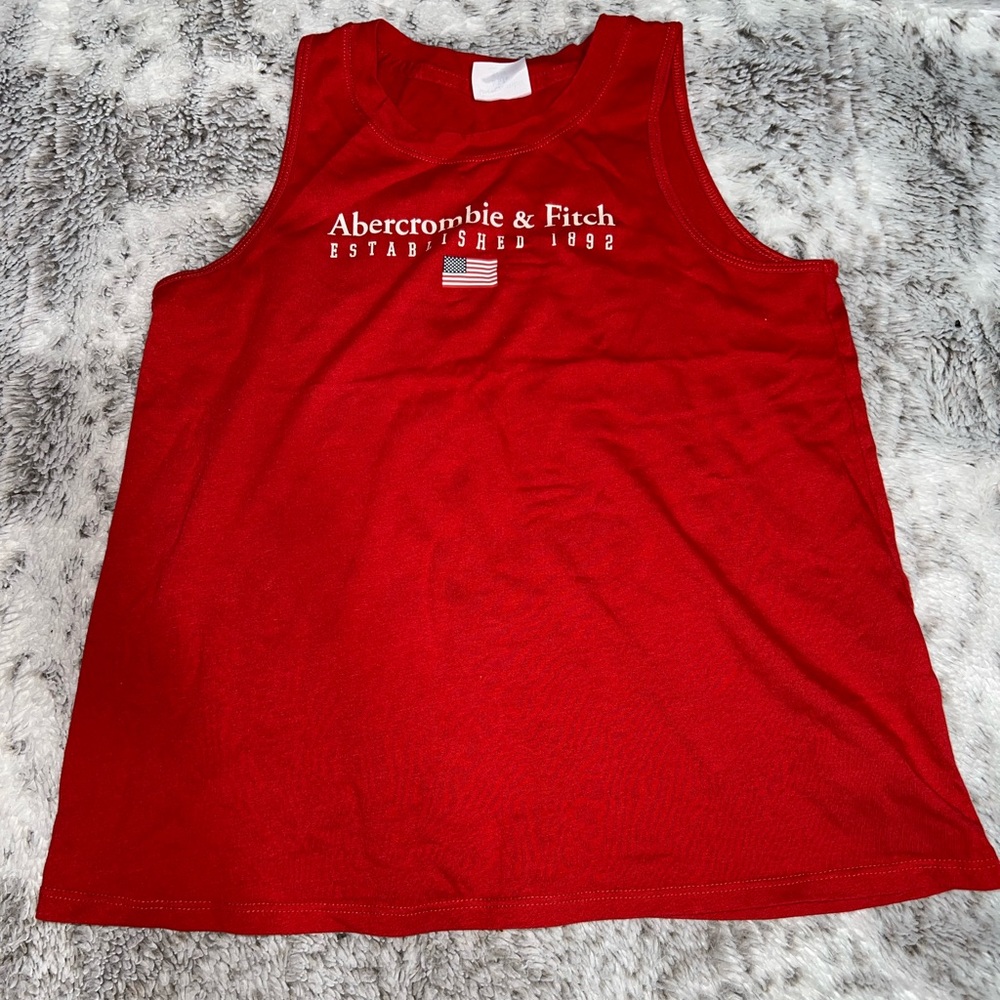 Unisex Red Tank Top